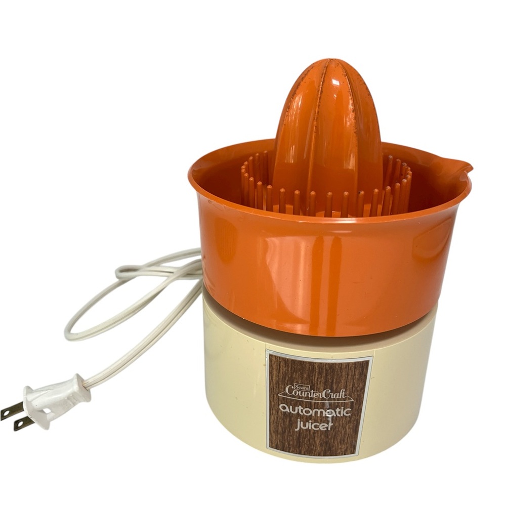Vintage Sears Countercraft Automatic Juicer Citrus Juicer